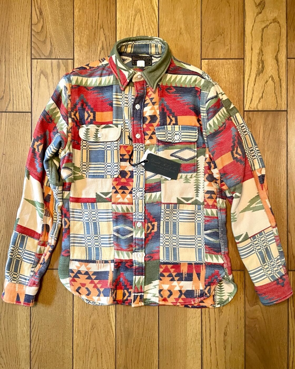 新品 RRL パッチワークシャツ リミテッド Sサイズ | Pay ID