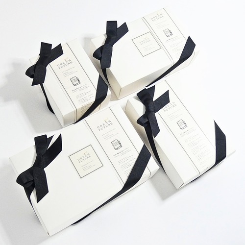 GIFT用　黒グログランリボンラッピング