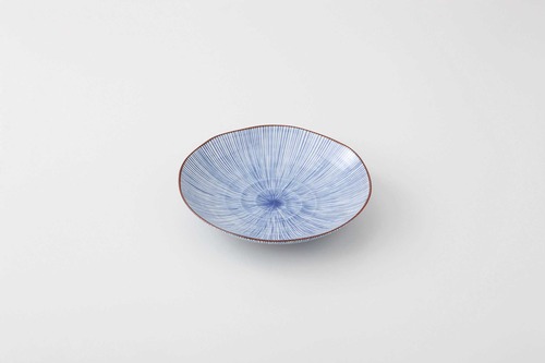 【食器】染千筋　取皿（波佐見焼）