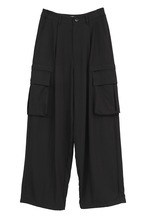CLANE LOW WAIST POCKET CARGO PANTS