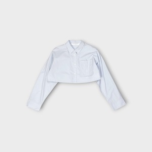 Ray BEAMS【クロップド レギュラーカラー シャツ】