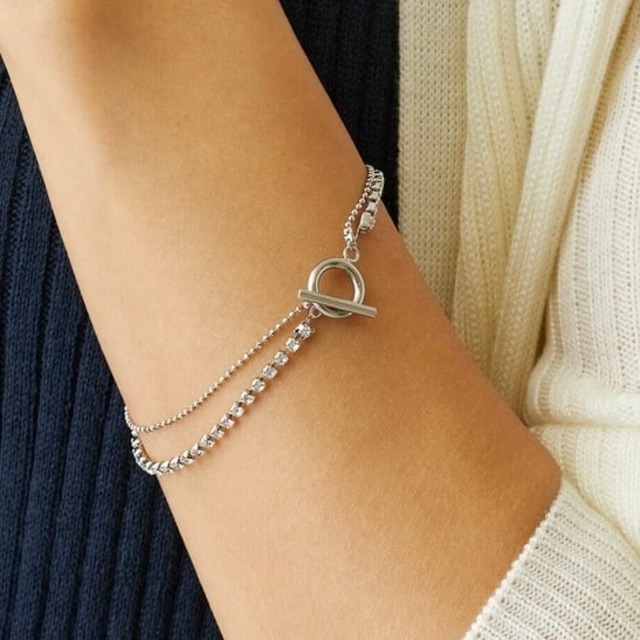 linestonecombinationbraceletニッケルフリー