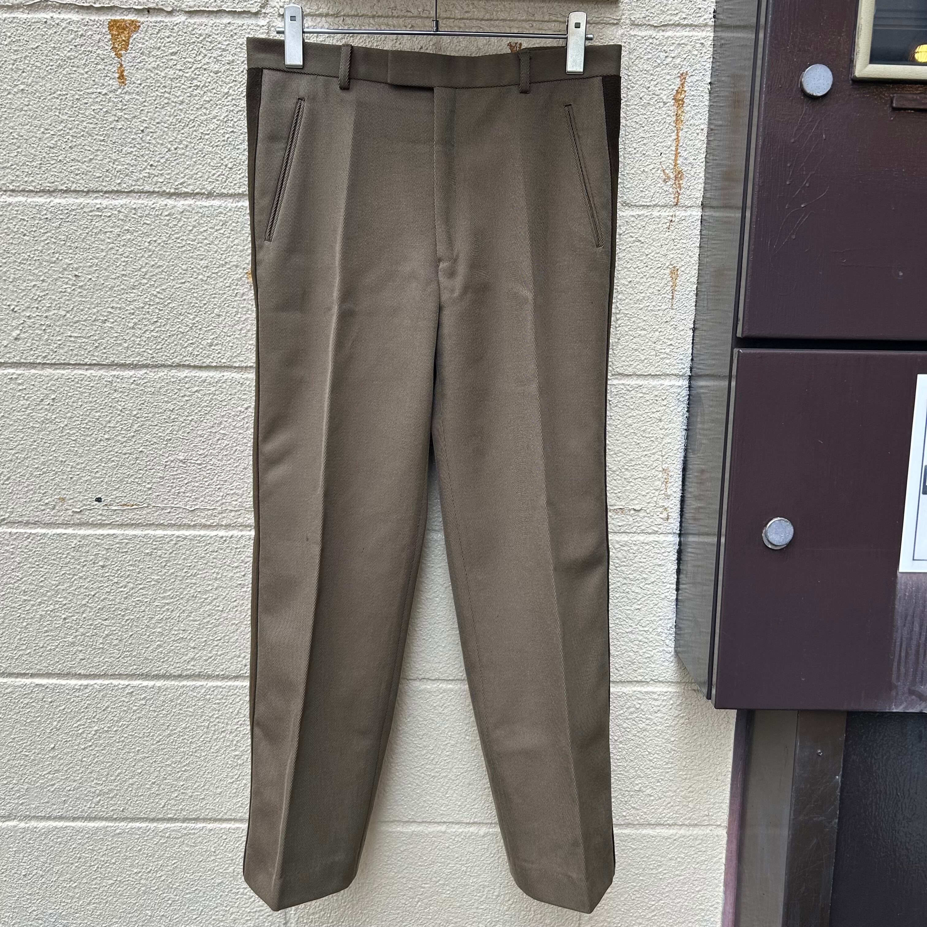 1960〜80's French Military Vintage Cavalry-Twill Ceremony Trousers