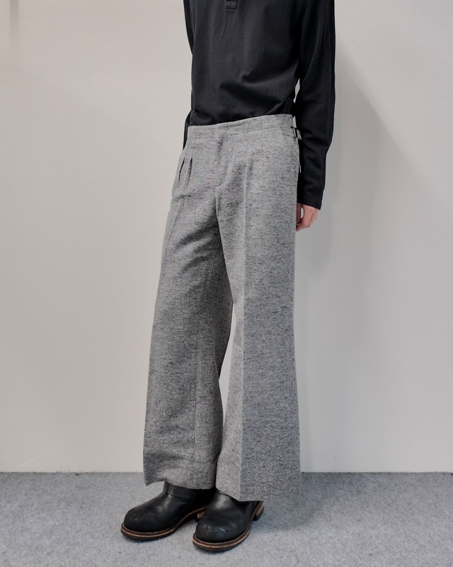 【Maison Margiela】cropped nep grey pants