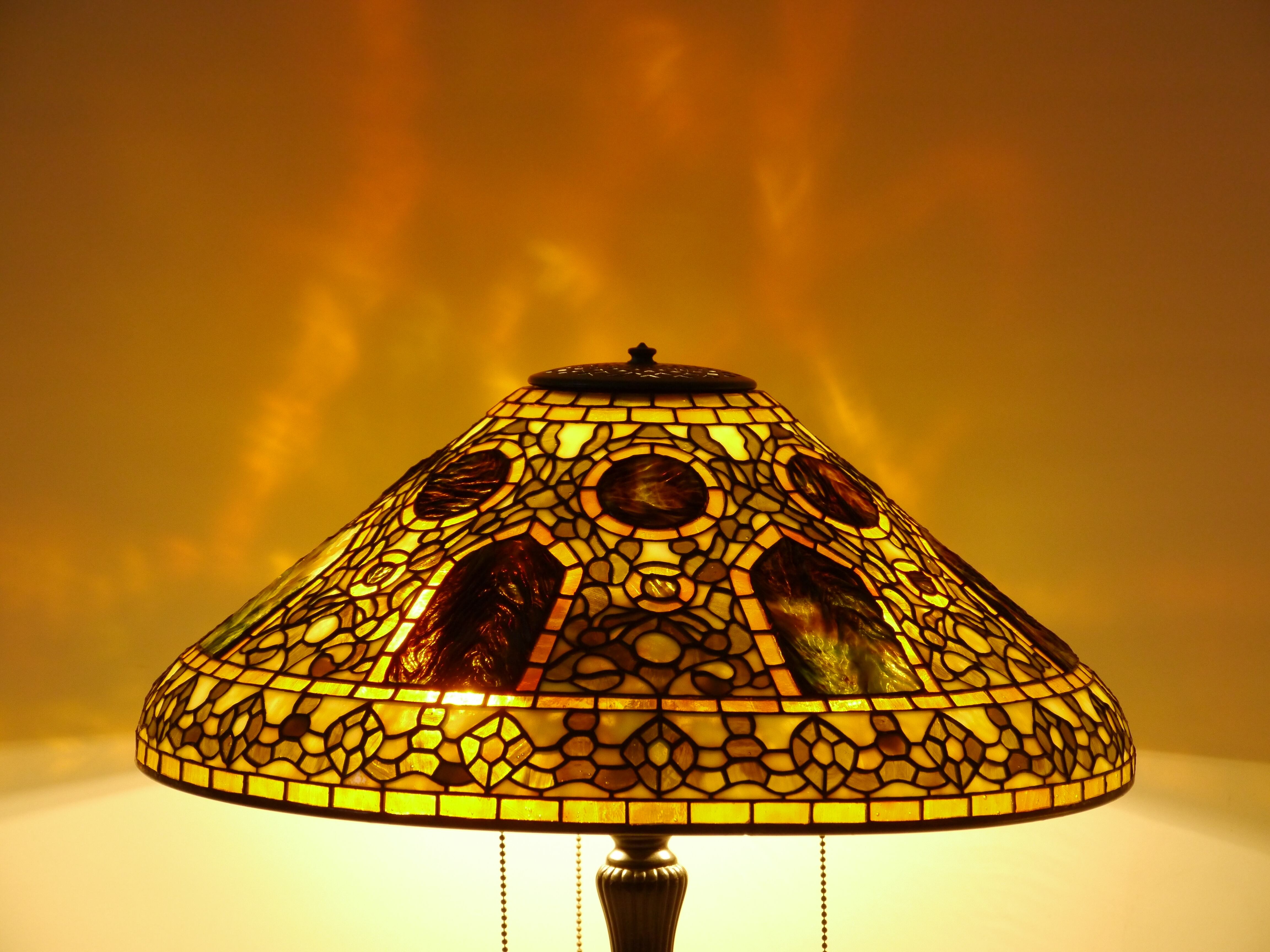 ステンドグラス】ティファニーランプ インテリア ロシアン _YY