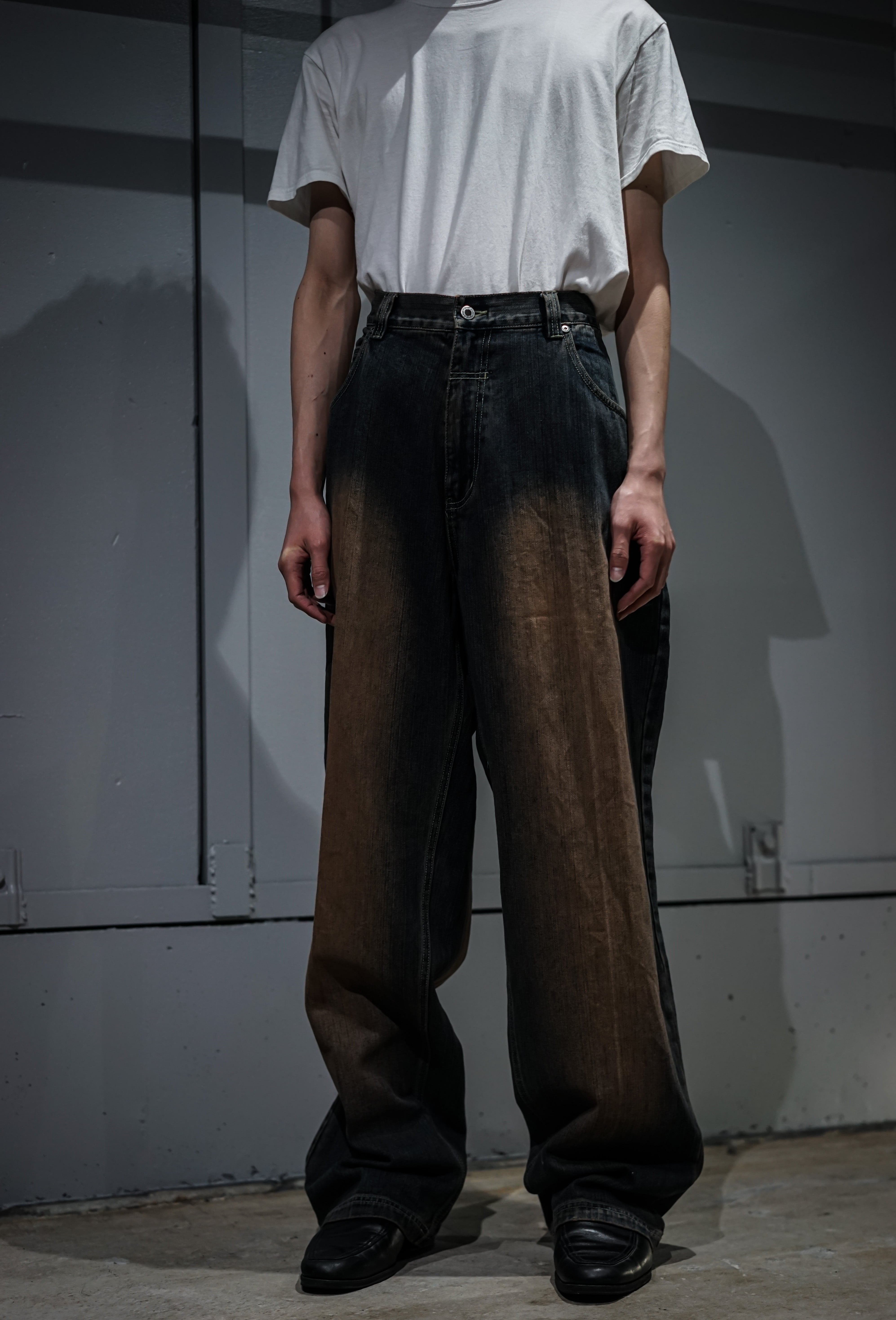 add (C) vintage】Fade Design Vintage Buggy Jeans | Caka(カカ 