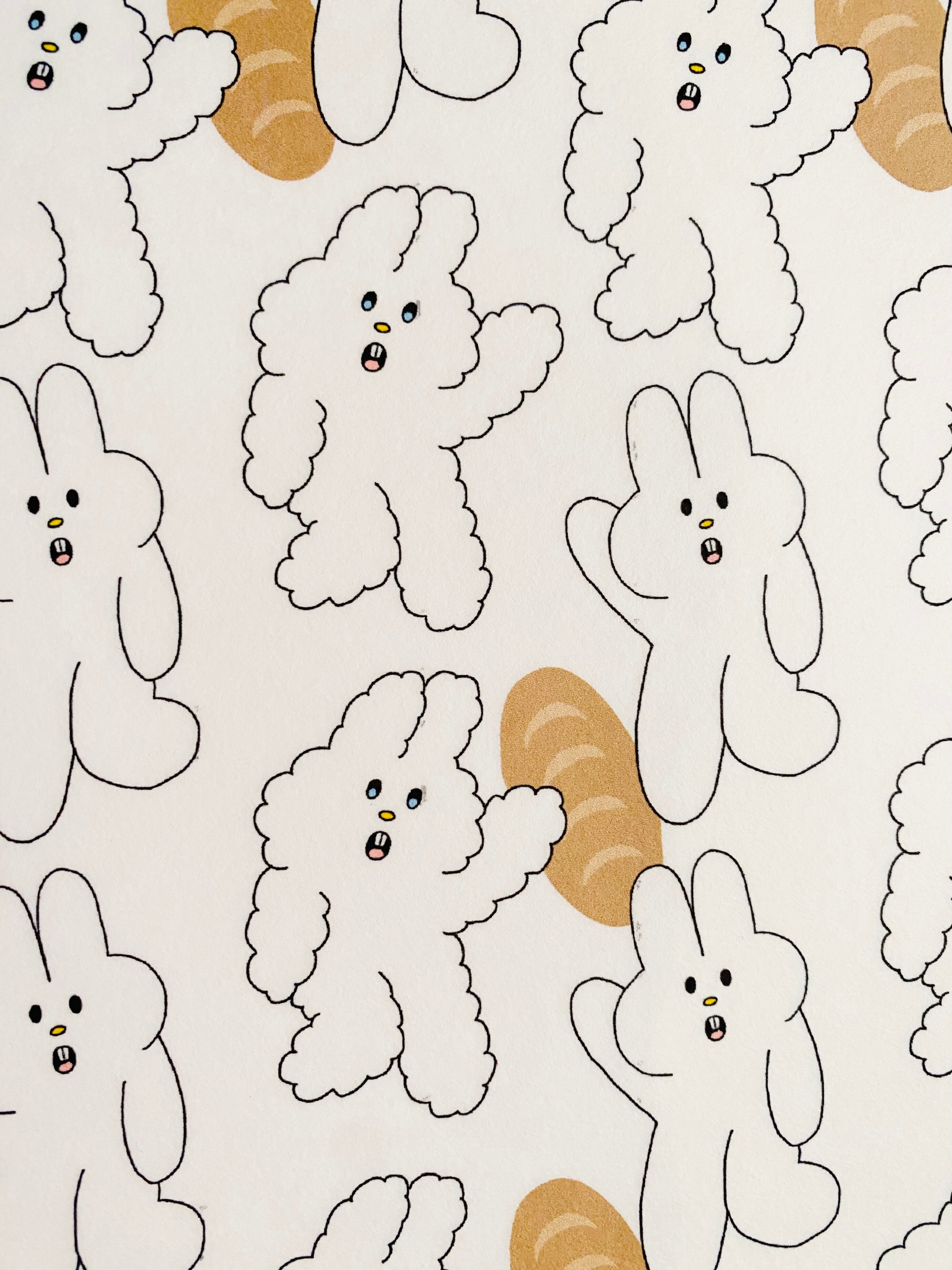 【B品】うさぎたちのペーパー