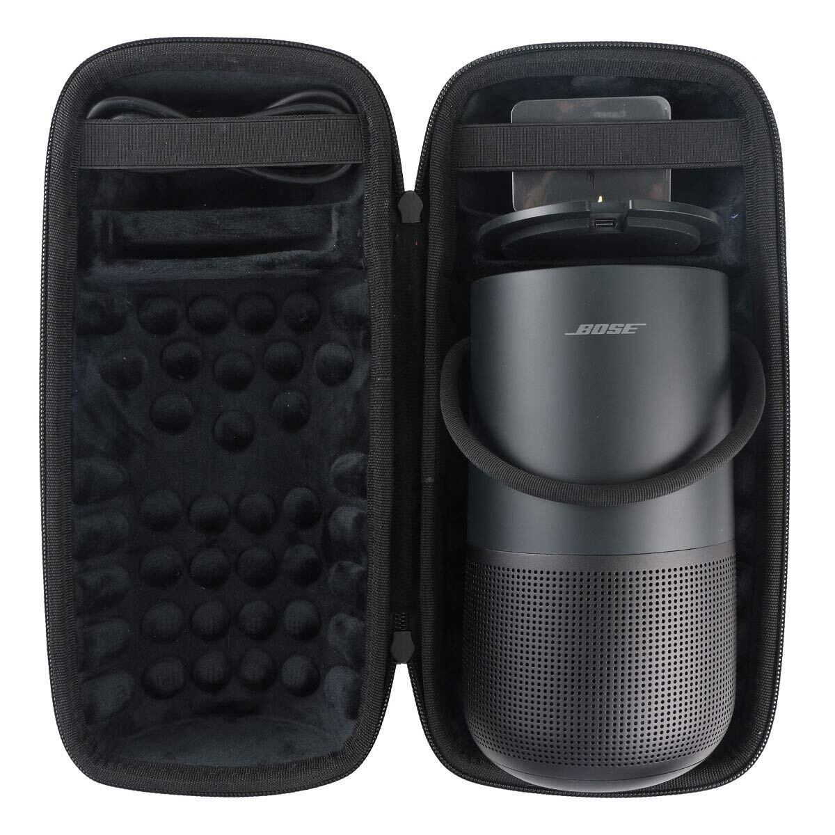 【努力特価】BOSE PORTABLE SMART SPEAKER ポータブルスピーカー 専用保護収納ケース-KHANKA-JP (ブラック)
