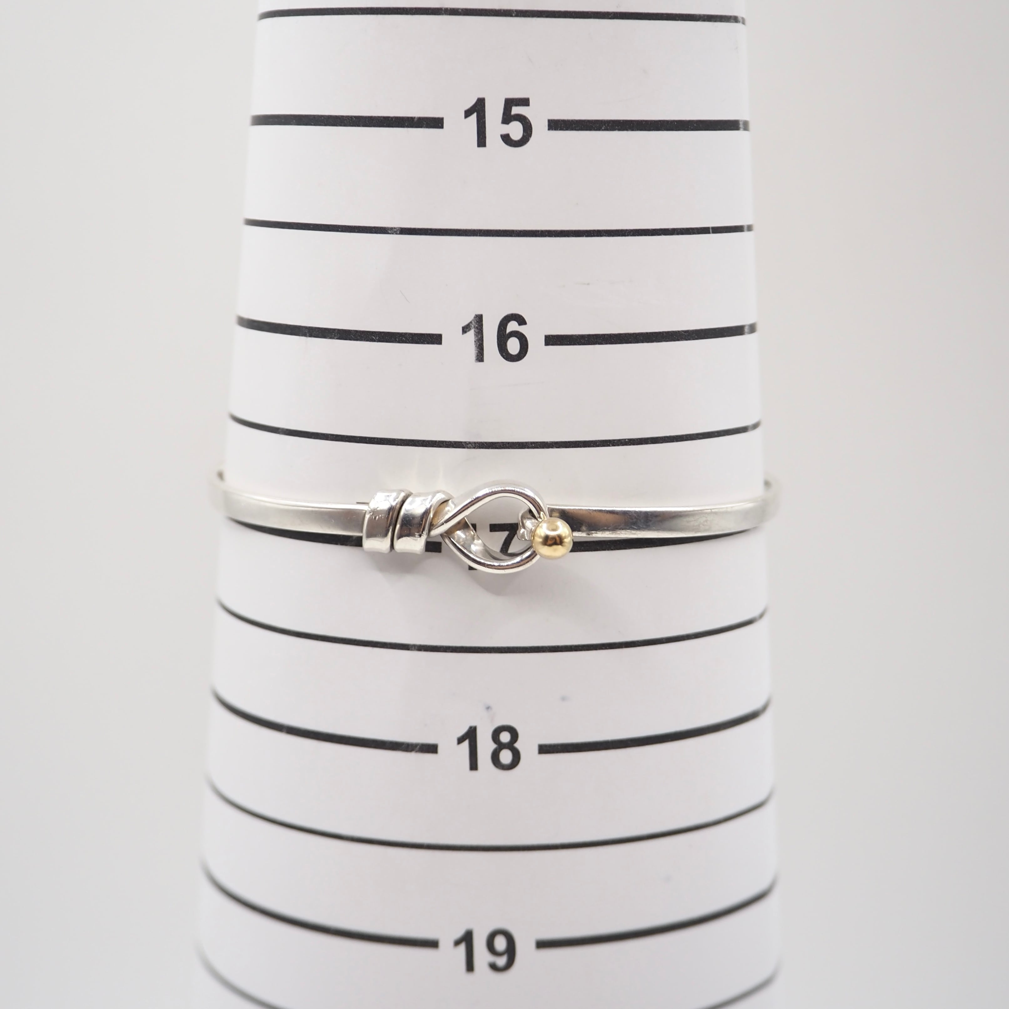 Tiffany&Co. フック&アイ バングル シルバー925 K18 ティファニー
