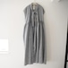 gray long one-piece