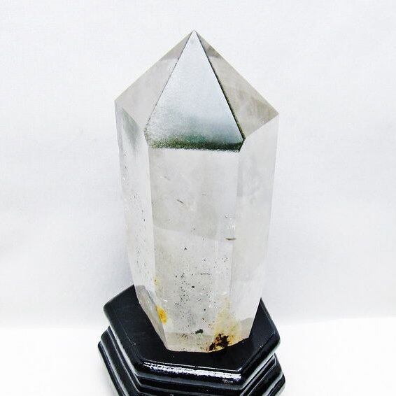 1.5Kg グリーンファントム 六角柱 台座付属 一点物 152-3889