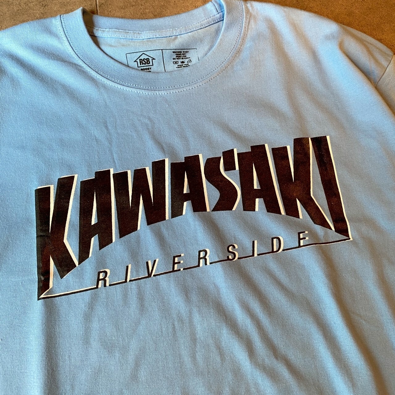 RIVERSIDE BASE 『KAWASAKI』T-SHIRTS - KAWASAKI BLUE -
