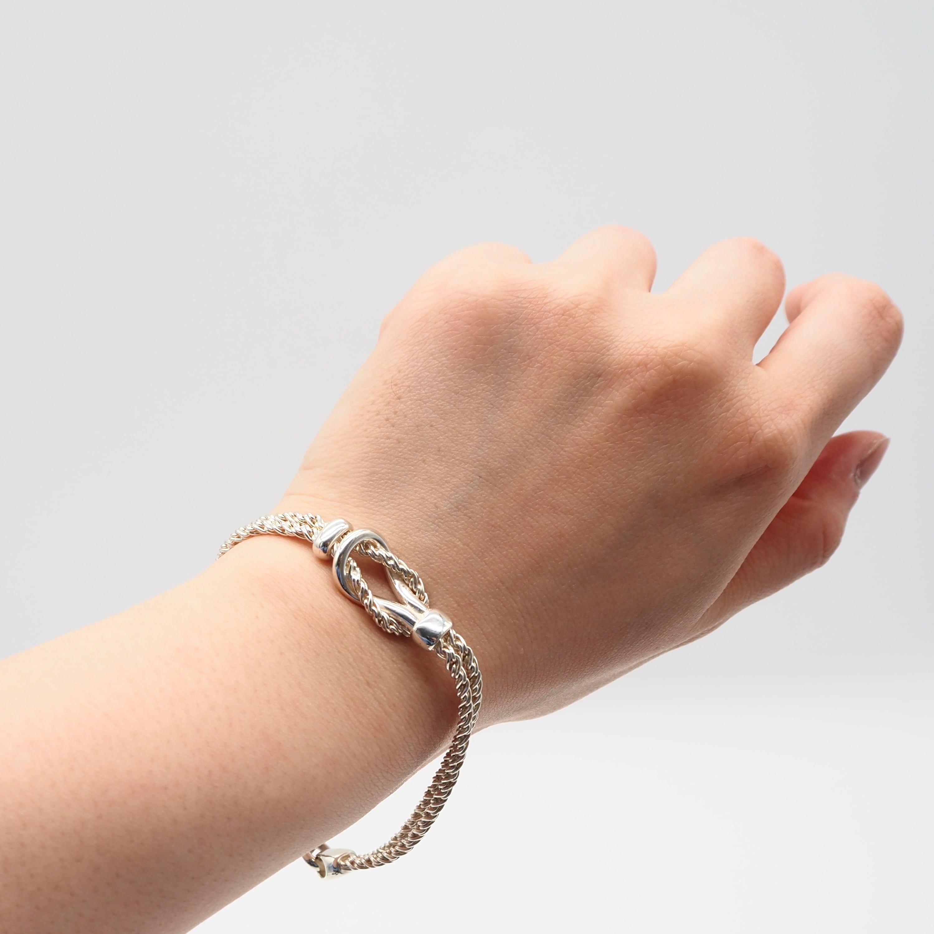 Tiffany&Co. ダブルロープ ブレスレット シルバー925 ティファニー