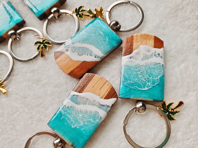 365.オーシャンレジンアート Newキーホルダー