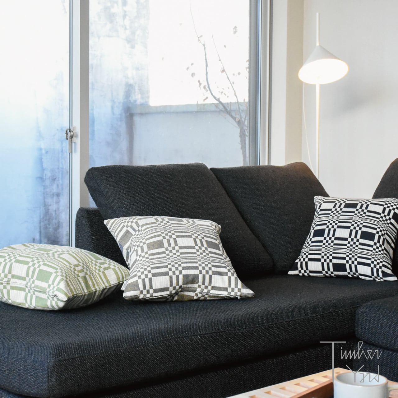 Zipped Cushion Cover Doris / 40×40cm / ドリス / ファスナー付き