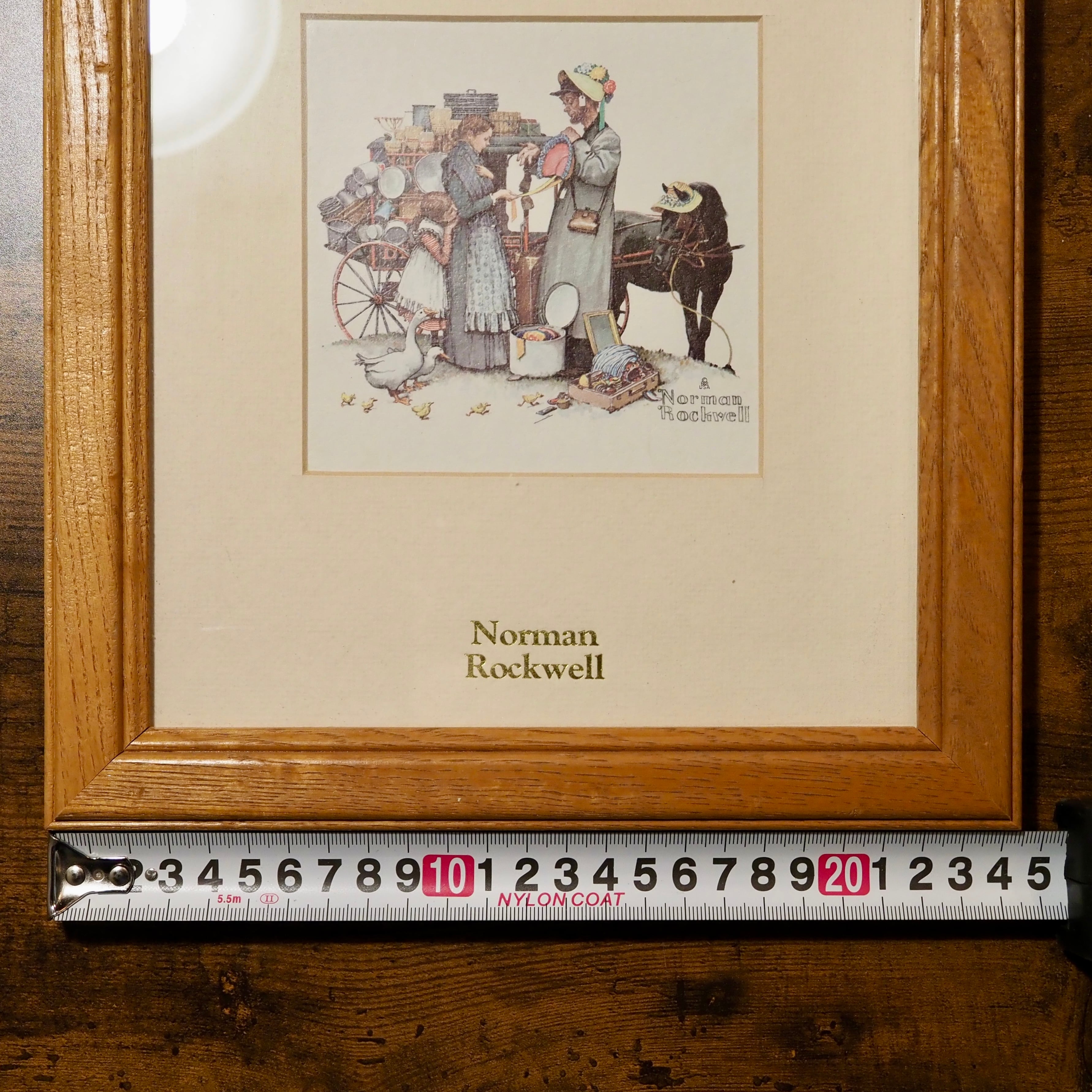 90s Norman Rockwell Framed Art Print ② ノーマンロックウェル