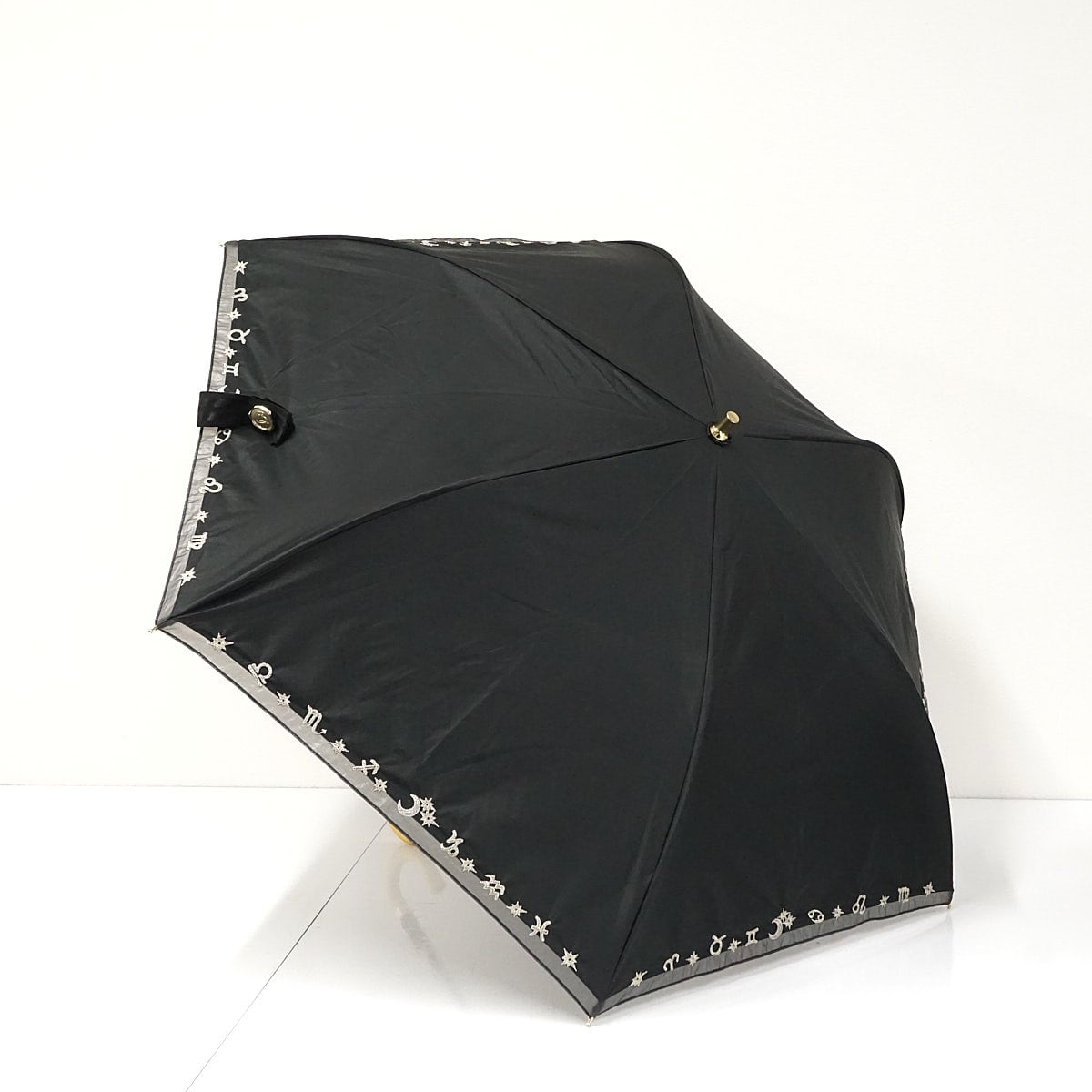 日傘 芦屋ロサブラン 完全遮光日傘 USED品 パゴダ 50cm ブラック