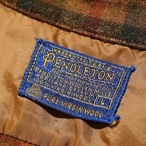 美品 L 60s Pendleton Board Shirt ペンドルトン ボードシャツ