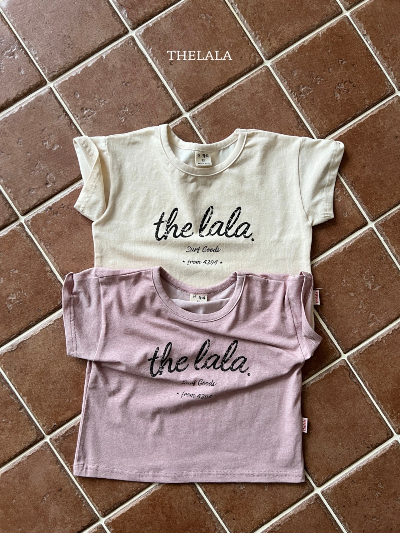 [THELALA] Lettering Tee / [더랄라] 레터링티