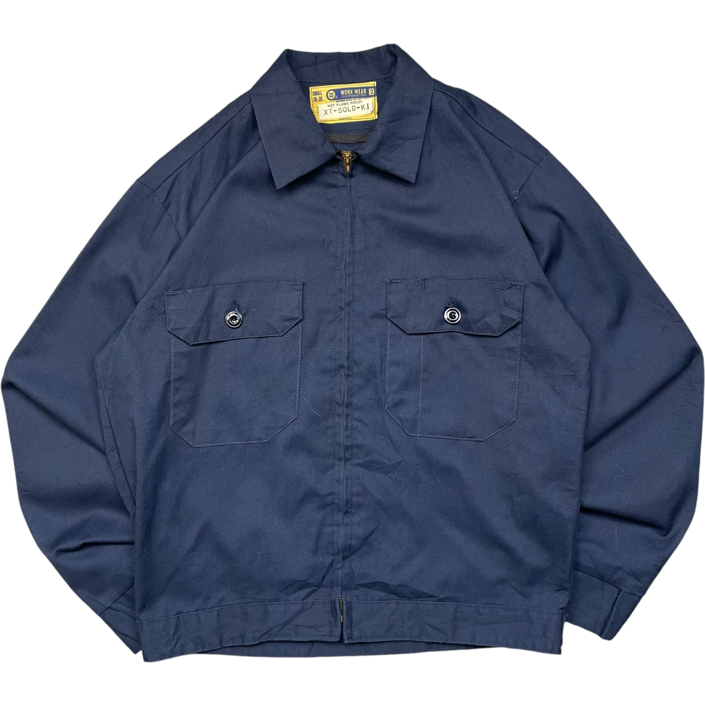 《S》 WORK WEAR CORPORATION ワークウェアコーポレーション ワークジャケット USA製 70年代〜 vintage no.4431
