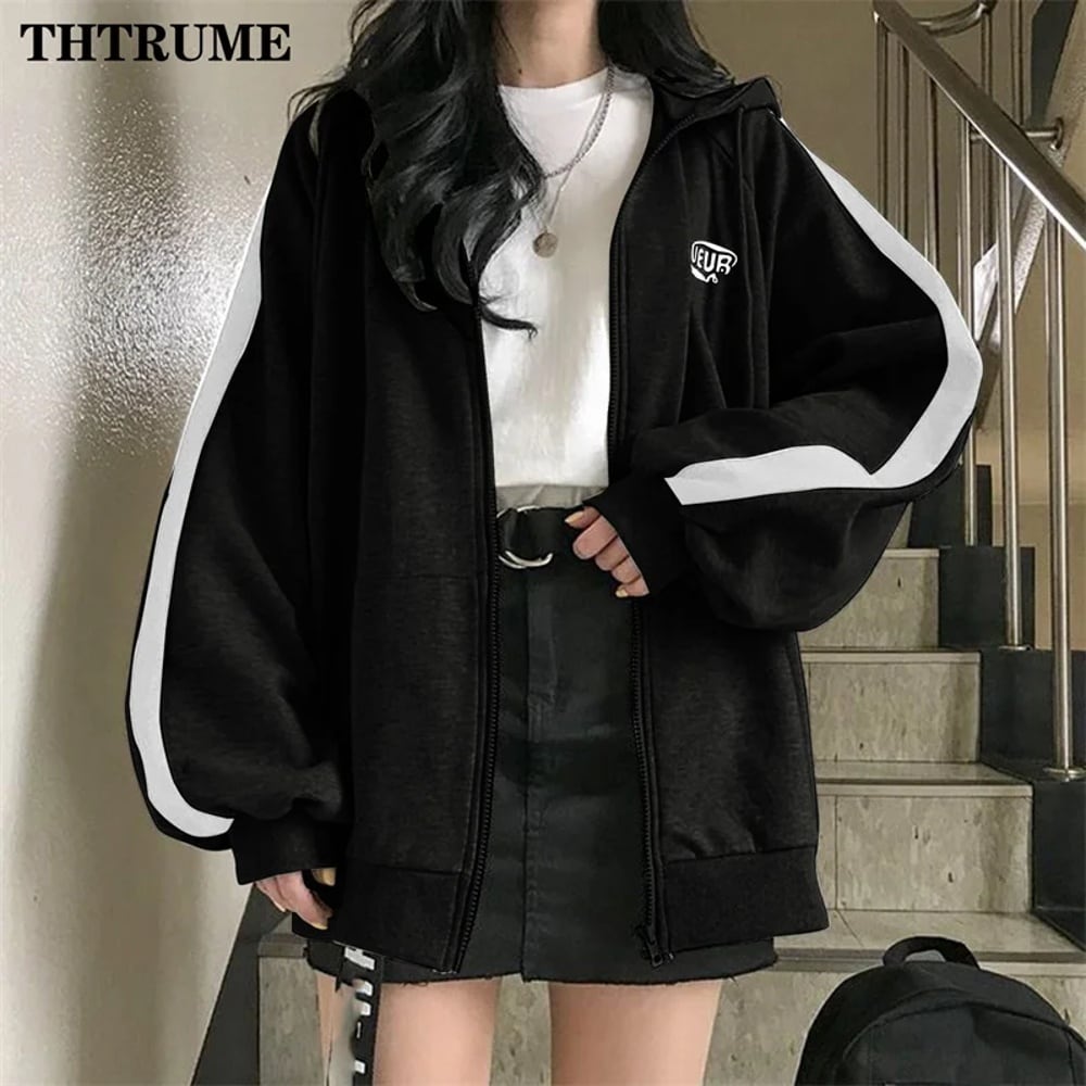女性用長袖フード付きスウェットシャツ,特大ジッパー付きスウェットシャツ,韓国ファッション,y2kストリートウェア,カジュアル,オフィス セーター ニット シャツ T240913150120_04 | Velvet Cosmos 女性用長袖フード付きスウェットシャツ,特大ジッパー付きスウェットシャツ,韓国ファッション,y2kストリートウェア,カジュアル,オフィス セーター ニット シャツ T240913150120_04 | Velvet Cosmos