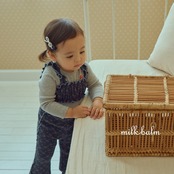 韓国子供服 / 26Autumn / Milkbalm / ブルーム ワッフルパンツ / 女子服 / キッズ服 / 秋服 *XS~XL*
