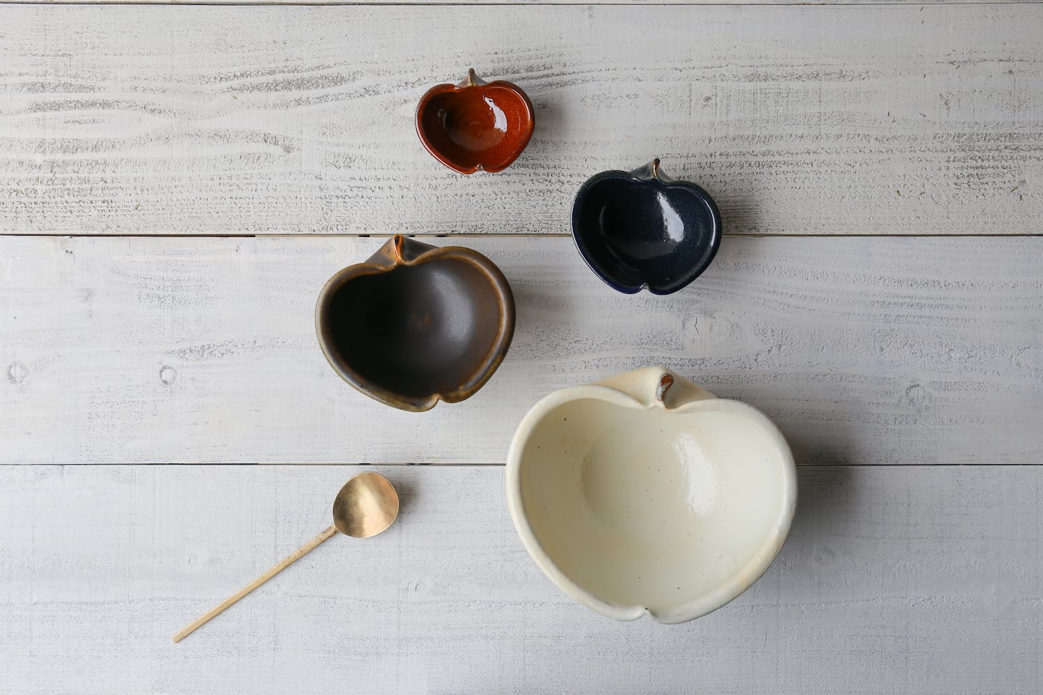 アメ釉 りんご鉢 中 | 古谷製陶所