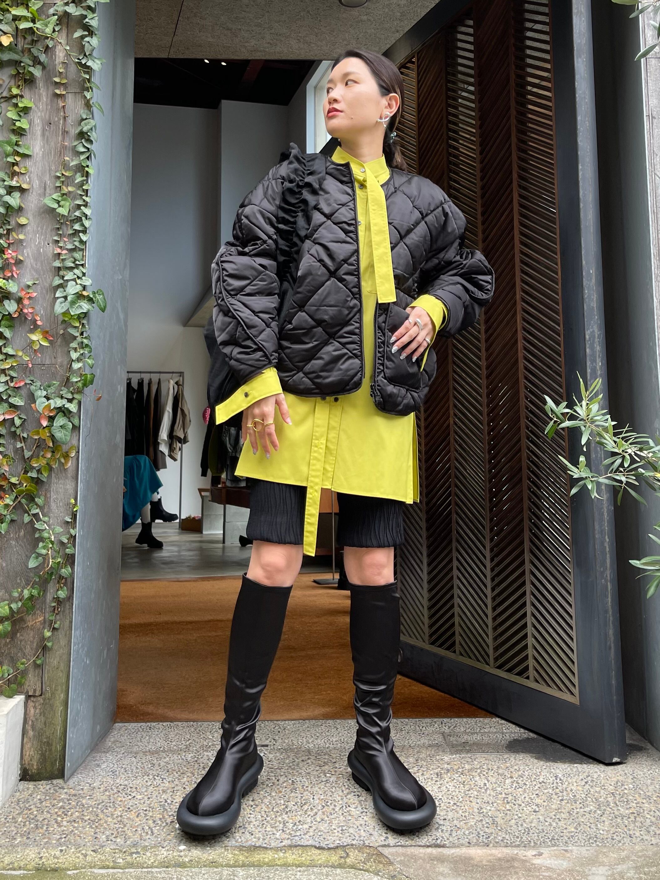 ENFOLD エンフォルド / SATIN QUILTED JACKET | TRENTオンライン 