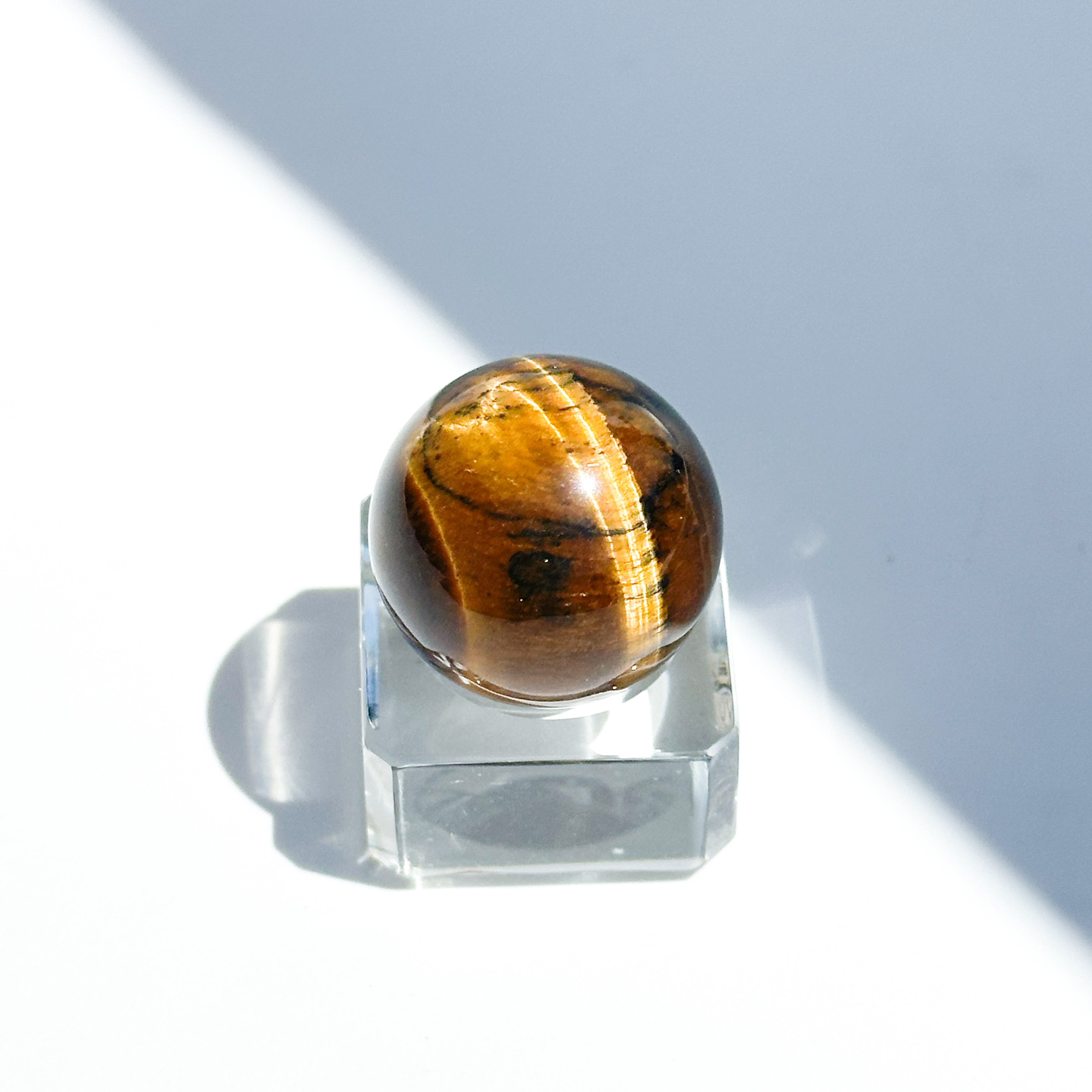 タイガーアイ スフィア（丸玉）51◇ Tiger's eye ◇天然石・鉱物