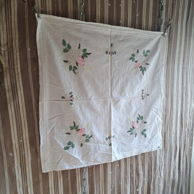 ヨーロッパ 刺繡クロス used [508128]