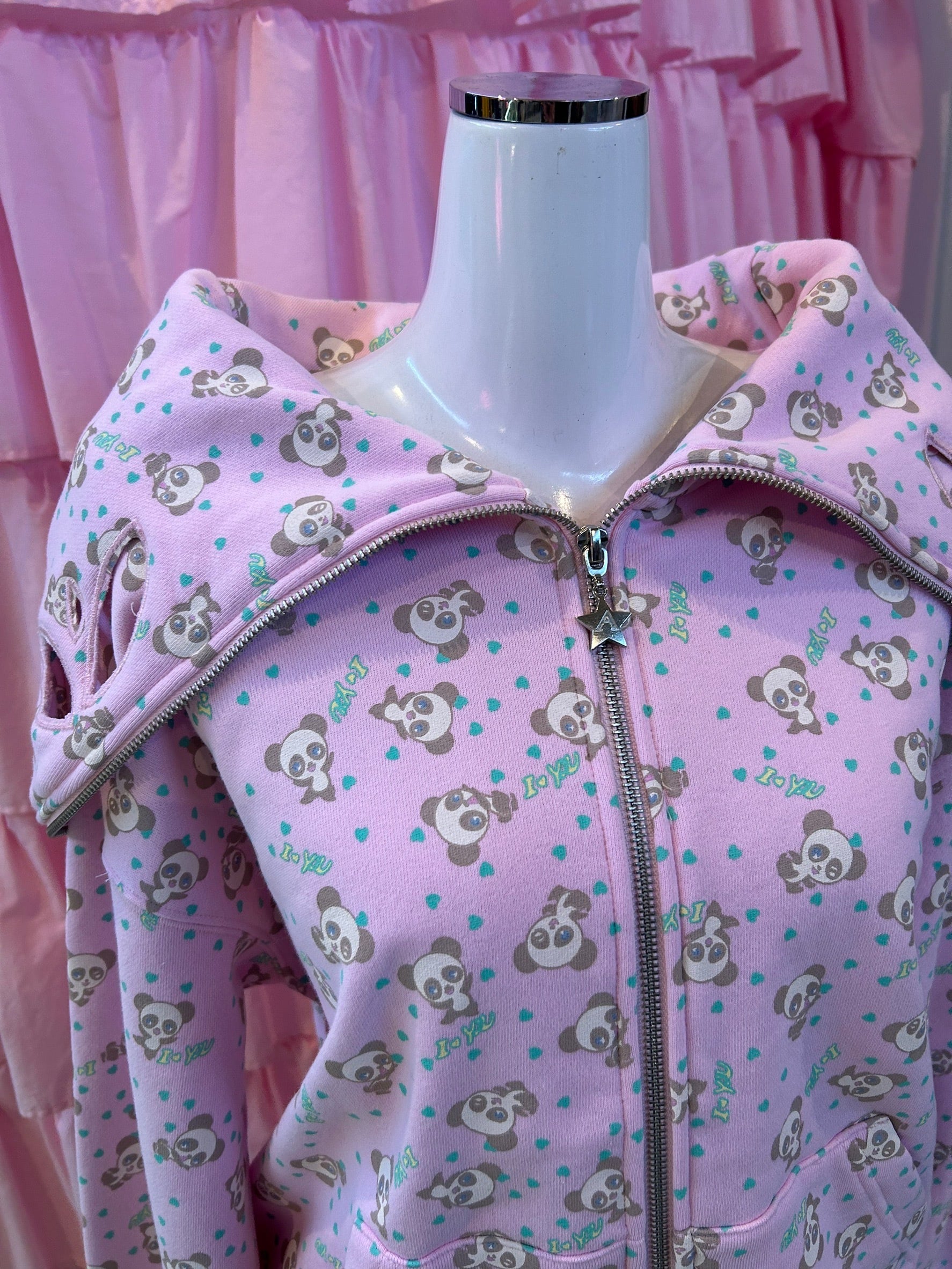Ashley WILLIAMS BUTTERFLY HOODIE / pink panda | PAY ID