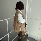 オーガンジーチュニックgilet/モカ