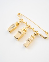 〈Hermès〉Caleche Charms Brooch 1990s