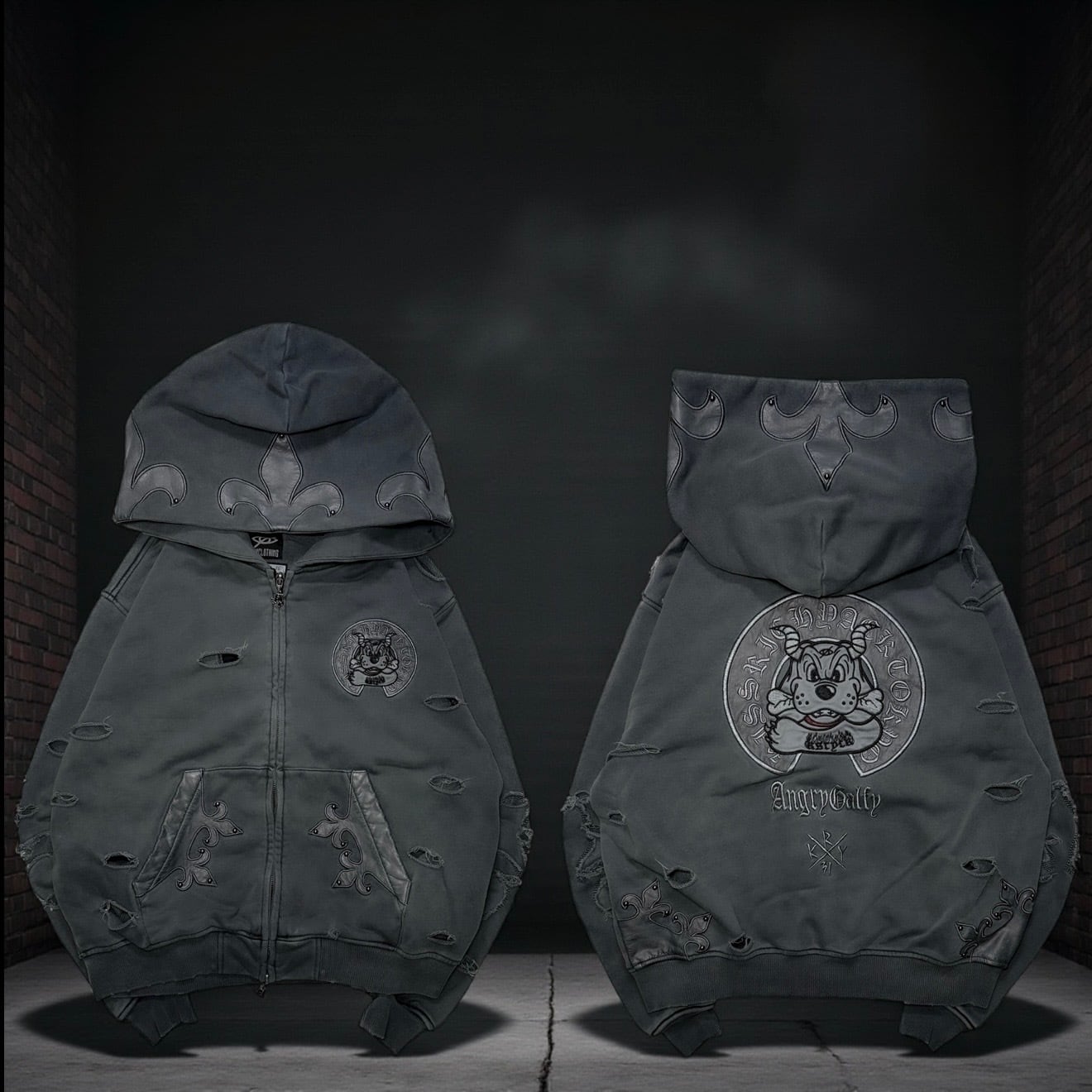 即納】「蹴威の百合の紋章パーカー」 | KRY clothing