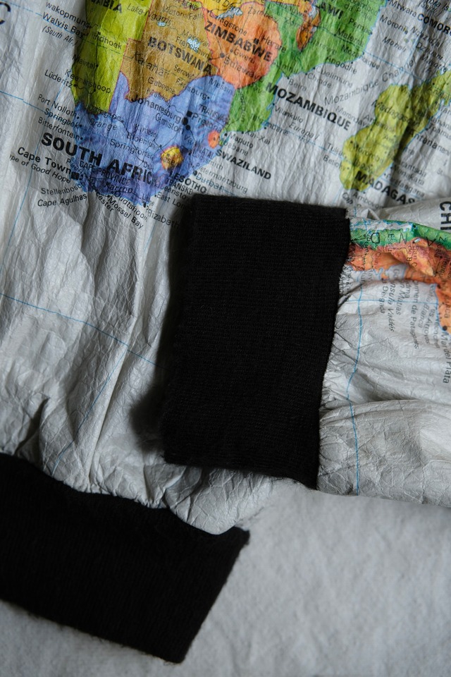 OK／80-90's "WEARIN THE WORLD" paper jacket／made in usa