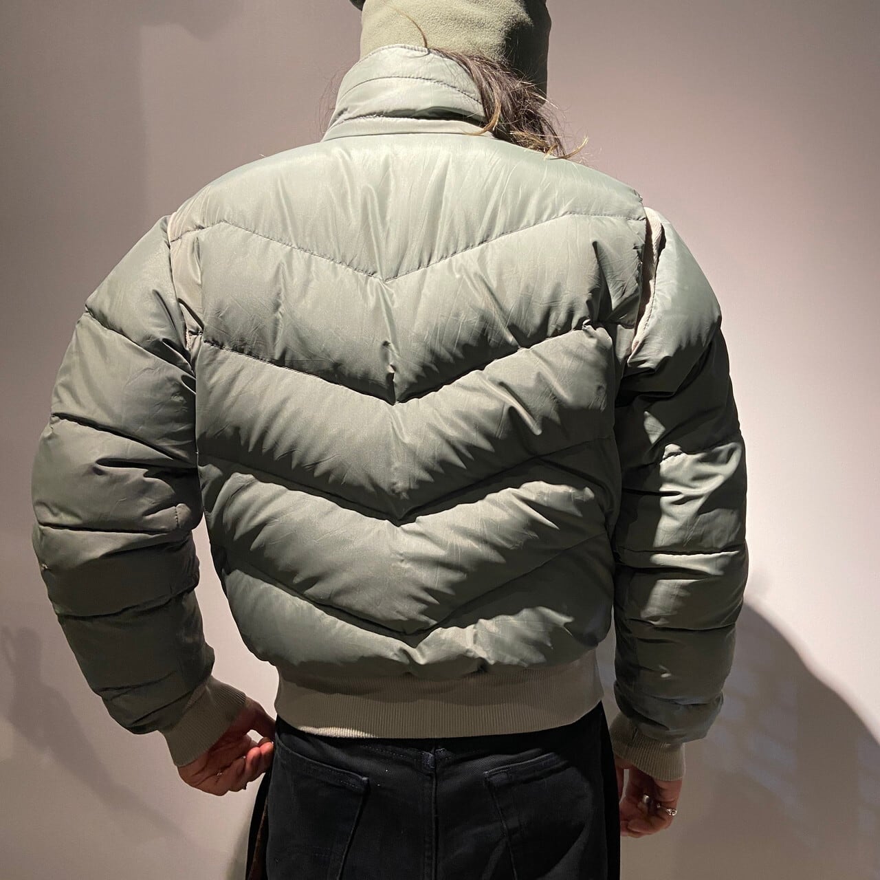 80年代 90年代 THE NORTH FACE ザ ノースフェイス 紺タグ USA製 ダウン 