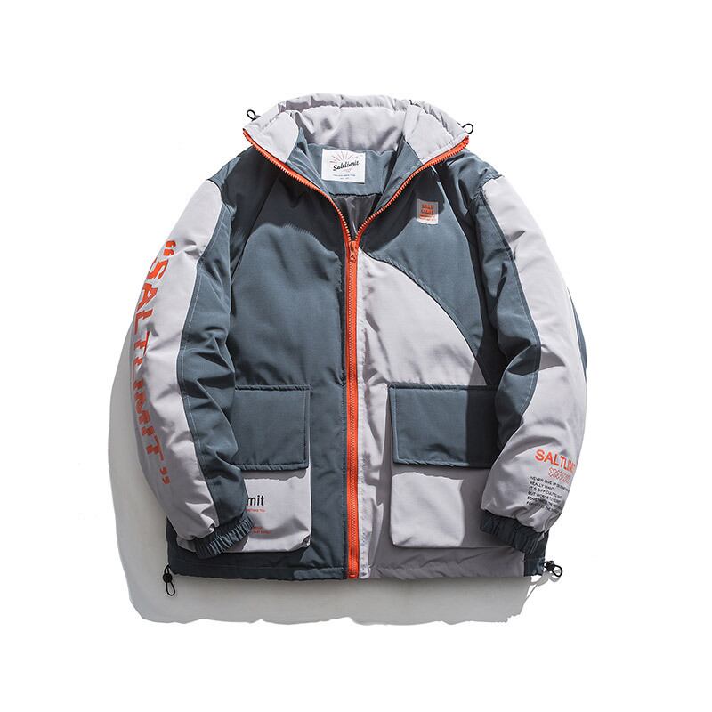 【新作】【送料無料】 Road Vintage Winter Contrasting Color Splicing Cotton Jacket Men's Loose Thickening Warm Stand Collar Workwear Men-Alibaba コットン ウィンター 冬物 ビンテージ hip6-161157714989138