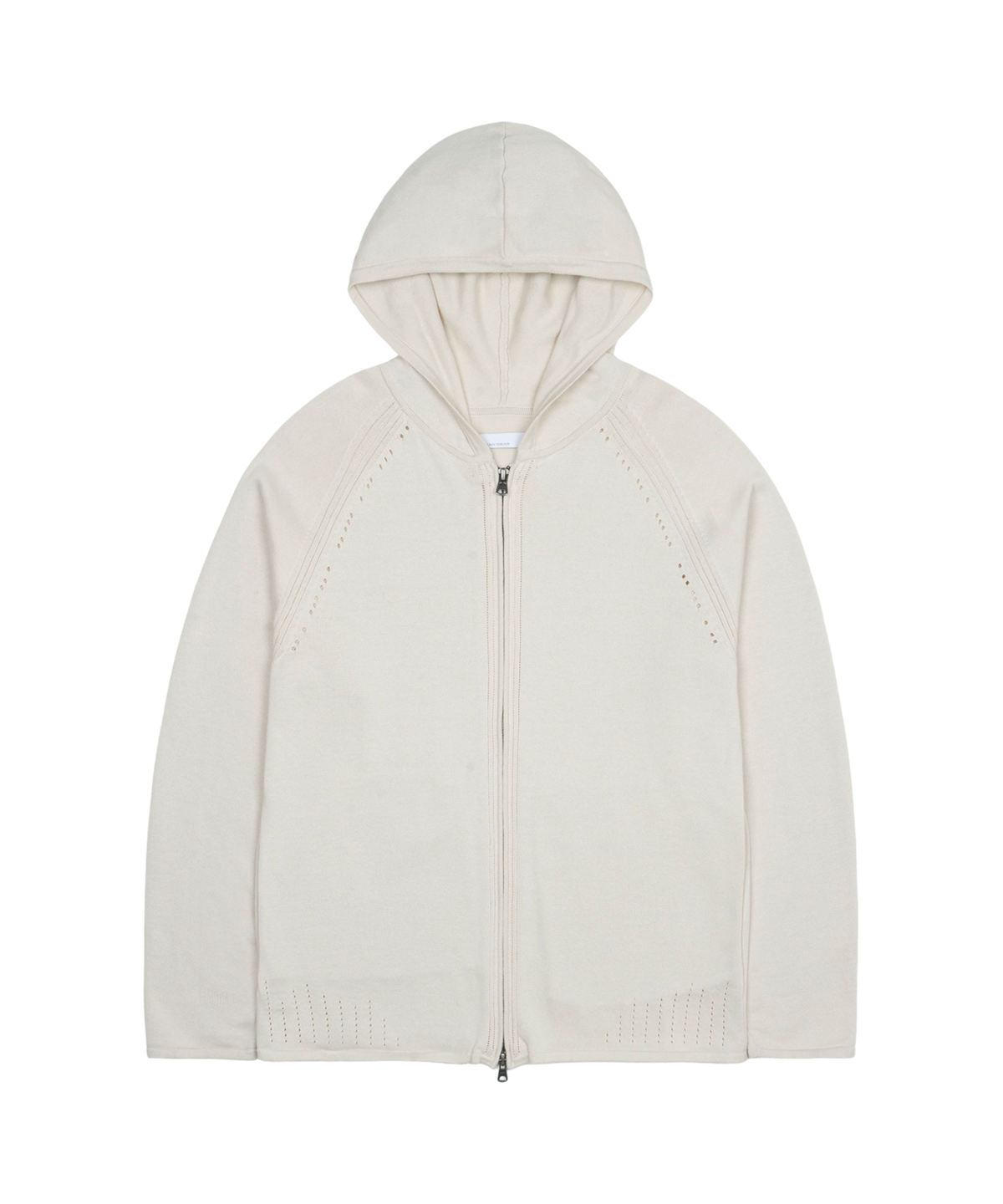 SAN SAN GEAR] KNIT ZIP-UP HOODIE [BEIGE] 正規品 韓国ブランド 韓国