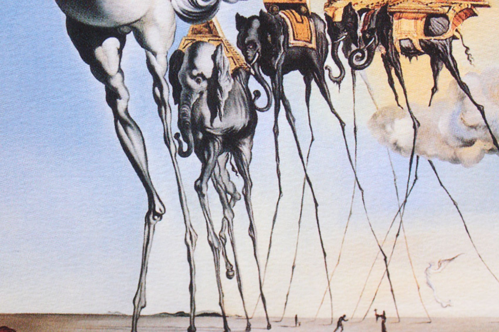 サルバドール ダリ「セント アンソニーの誘惑」額縁4色選択可能 作品