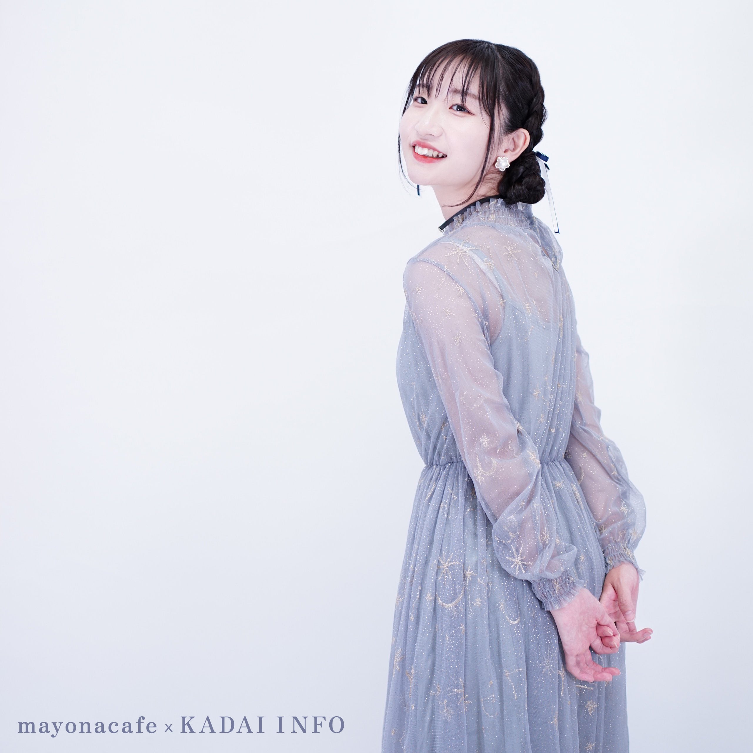 夜空ワンピース 星 月 金刺繍 Sirius 星の専門店 まよなかのアトリエ