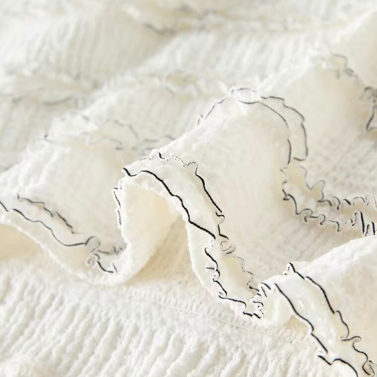 race scalloped blouse