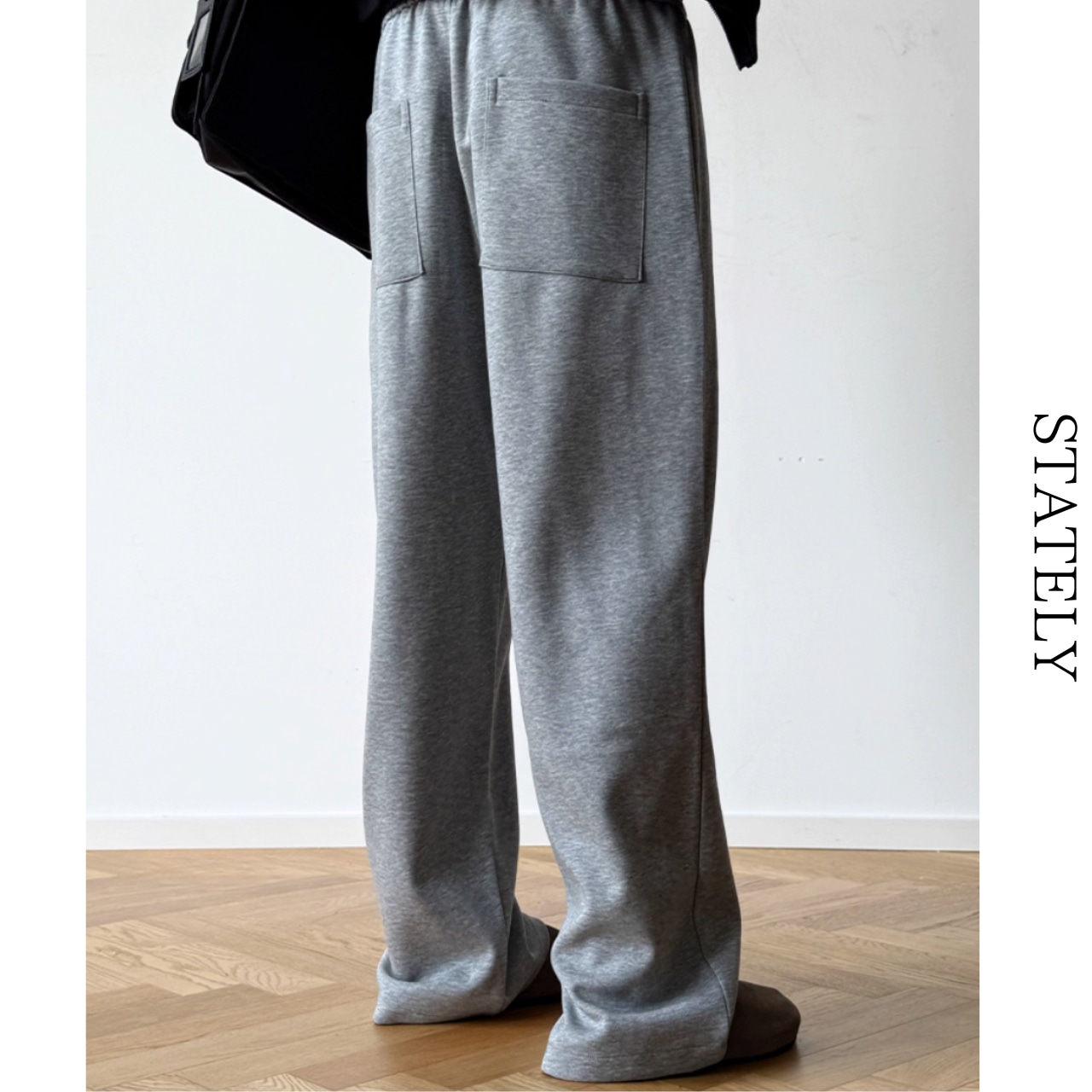 Bold Pintuck Sweat Pants/2color_B81・画像4