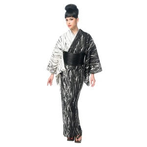 JUNKO KOSHINO 浴衣-縦墨流し-