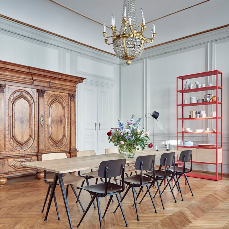 RESULT CHAIR Beige Frame / Oak Water Lacquer［ HAY ］ | REAL Style