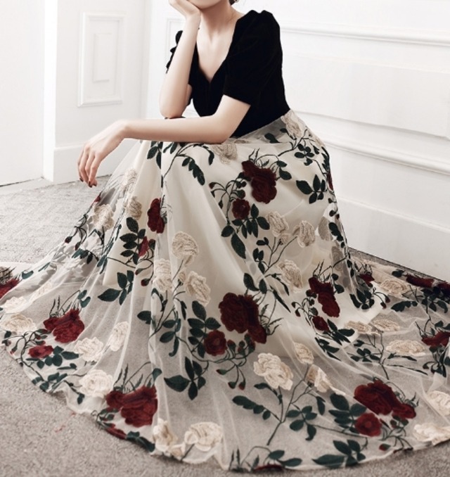 【送料無料】ワンピース ドレス ロング丈 半袖 エレガント 大人可愛い 上品 きれいめ 春 10代 20代 30代 レディース N1227