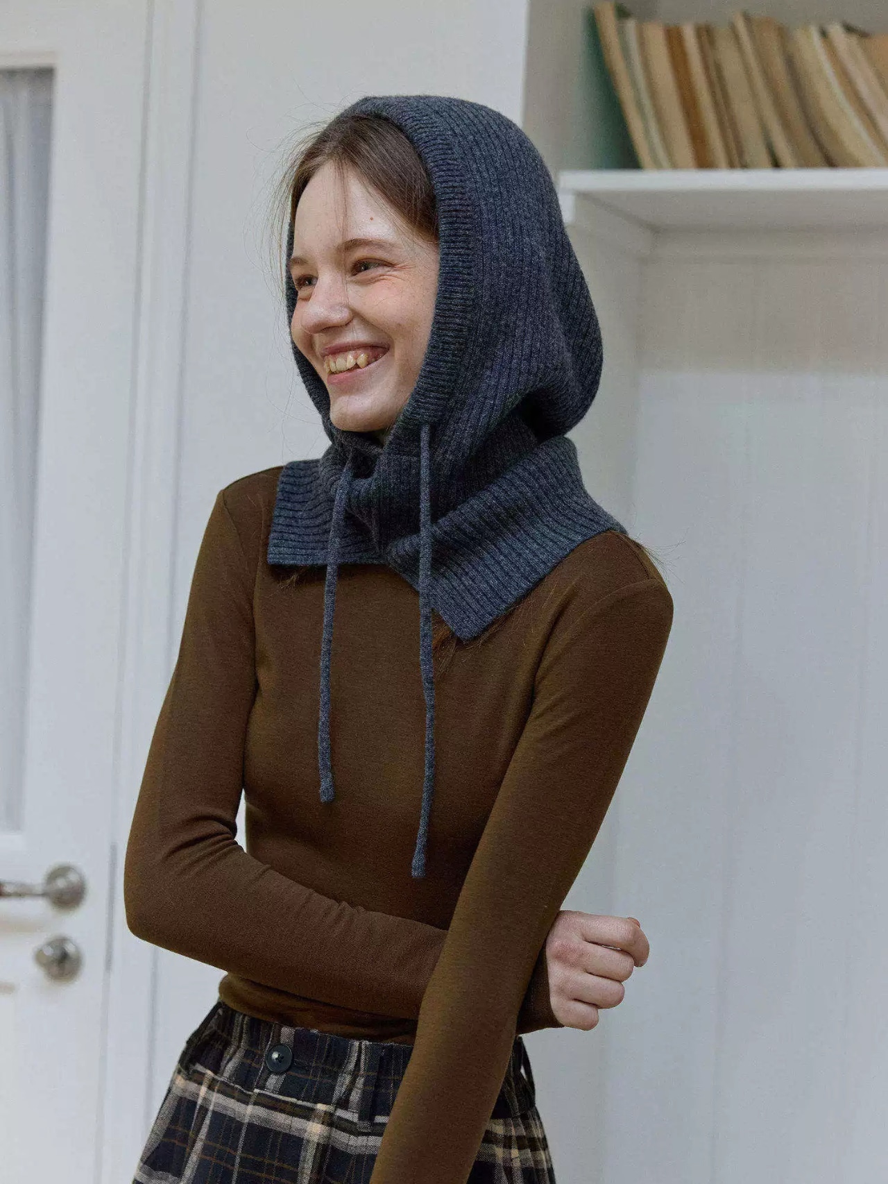 Côtelé Knit Balaclava F0822