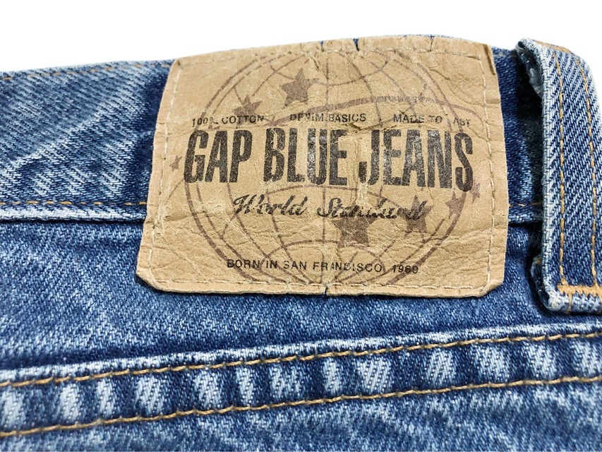 Y2K OLD GAP オールドギャップ BLUE JEANS テーパード ジーンズ easy fit【W35】 MADE IN MEXICO |  BACK IN THE DAYZ.