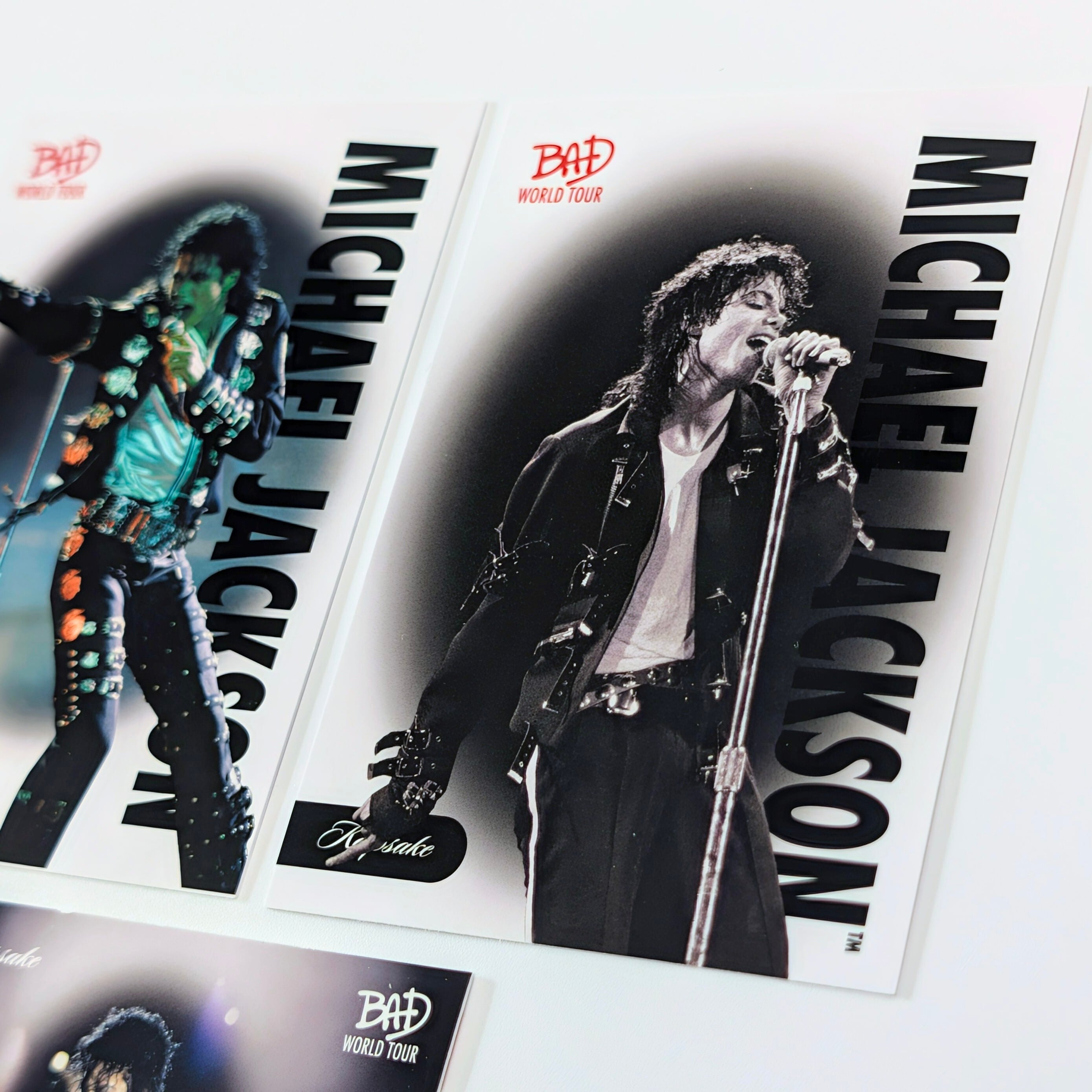 ⚡️SUPER LIMITED⚡️送料無料！【 Michael Jackson   ( マイケルジャクソン ) 】MICHAEL JACKSON Bad World Tour Keepsake Premiere Edition （1パック=4カード入）/ トレーディングカード / トレカ〚アメリカン雑貨 アメトイ〛