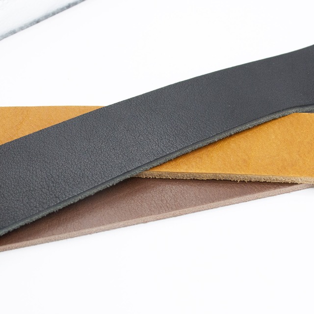 【栃木レザー バケッタ】本革ベルト 35mm幅　シンプル バックルベルト　｜日本製｜LOCAL WORKS