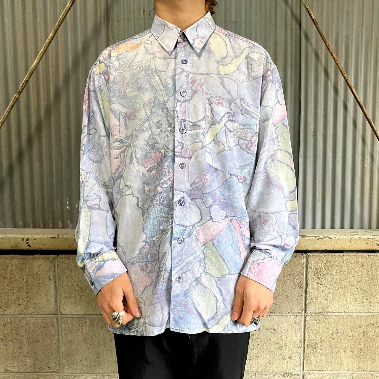 Angelo Litrico ペールトーン ラベンダーカラー 花柄 長袖 レーヨン ユーロブランド 総柄シャツ メンズl 古着 淡色 パステルカラー フラワーパターン パープル系 紫色 長袖シャツ Ws22 50 Sa24 Cave 古着屋 公式 古着通販サイト Angelo Litrico ペールトーン ラベンダーカラー 花柄 長袖 レーヨン ユーロブランド 総柄シャツ メンズl 古着 淡色 パステルカラー フラワーパターン パープル系 紫色 長袖シャツ Ws22 50 Sa24 Cave 古着屋 公式 古着通販サイト